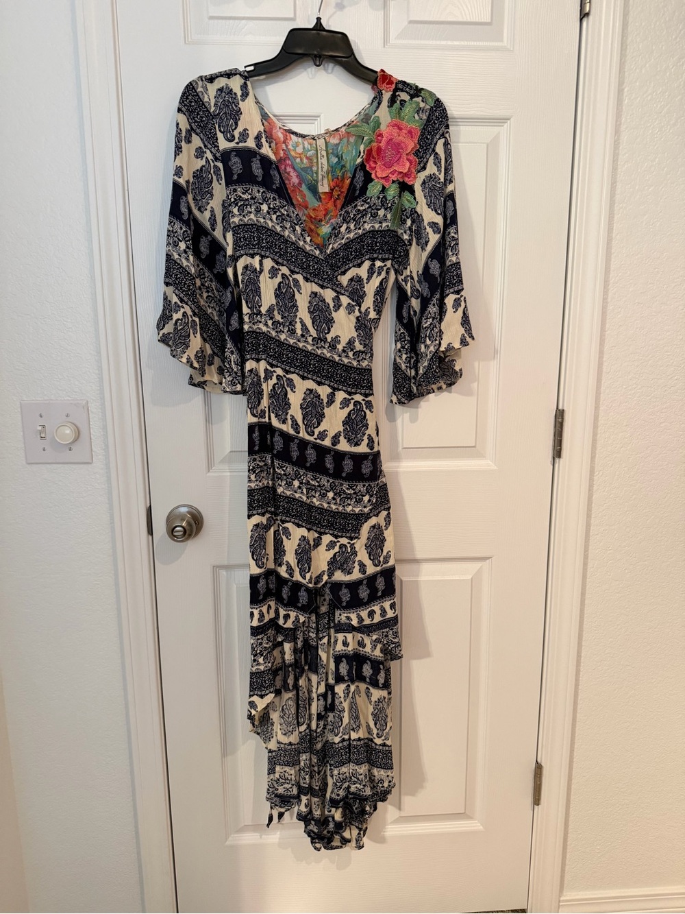 Aratta Floral-Accented Maxi Dress